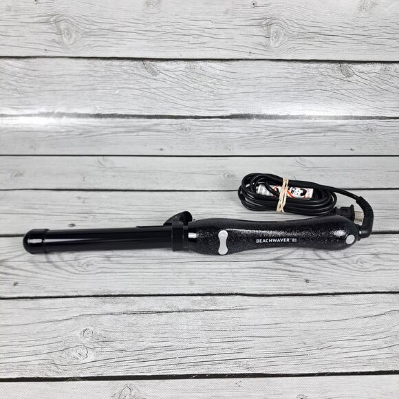 Beachwaver B1 Rotating Curling Iron in Black Glitter